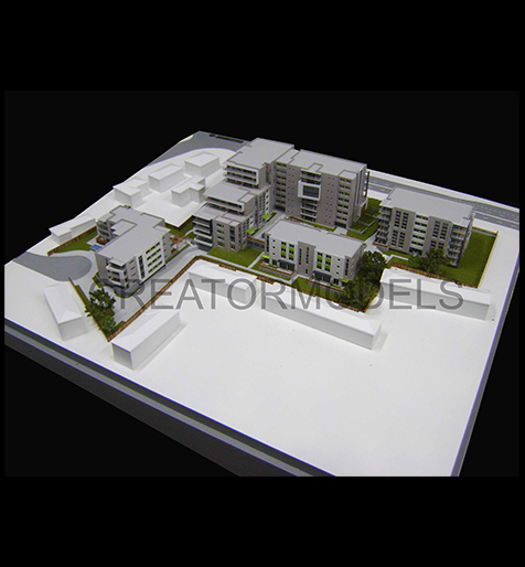 澳洲 墨尔本 某地块 政府申报 模型 1:200